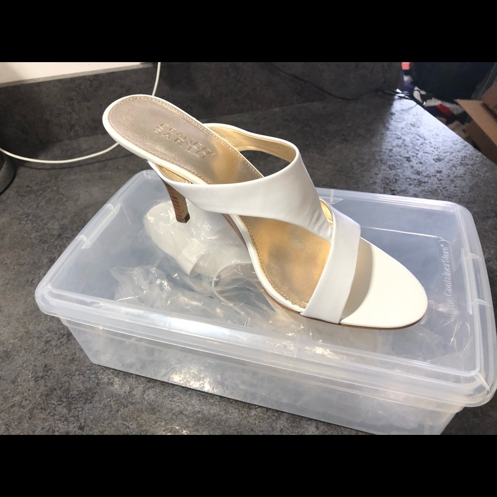 Brand new white Franco Sarto(designer) sandal